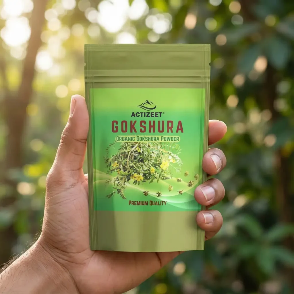 ACTIZEET Gokshura Powder Ayurvedic Strength Booster