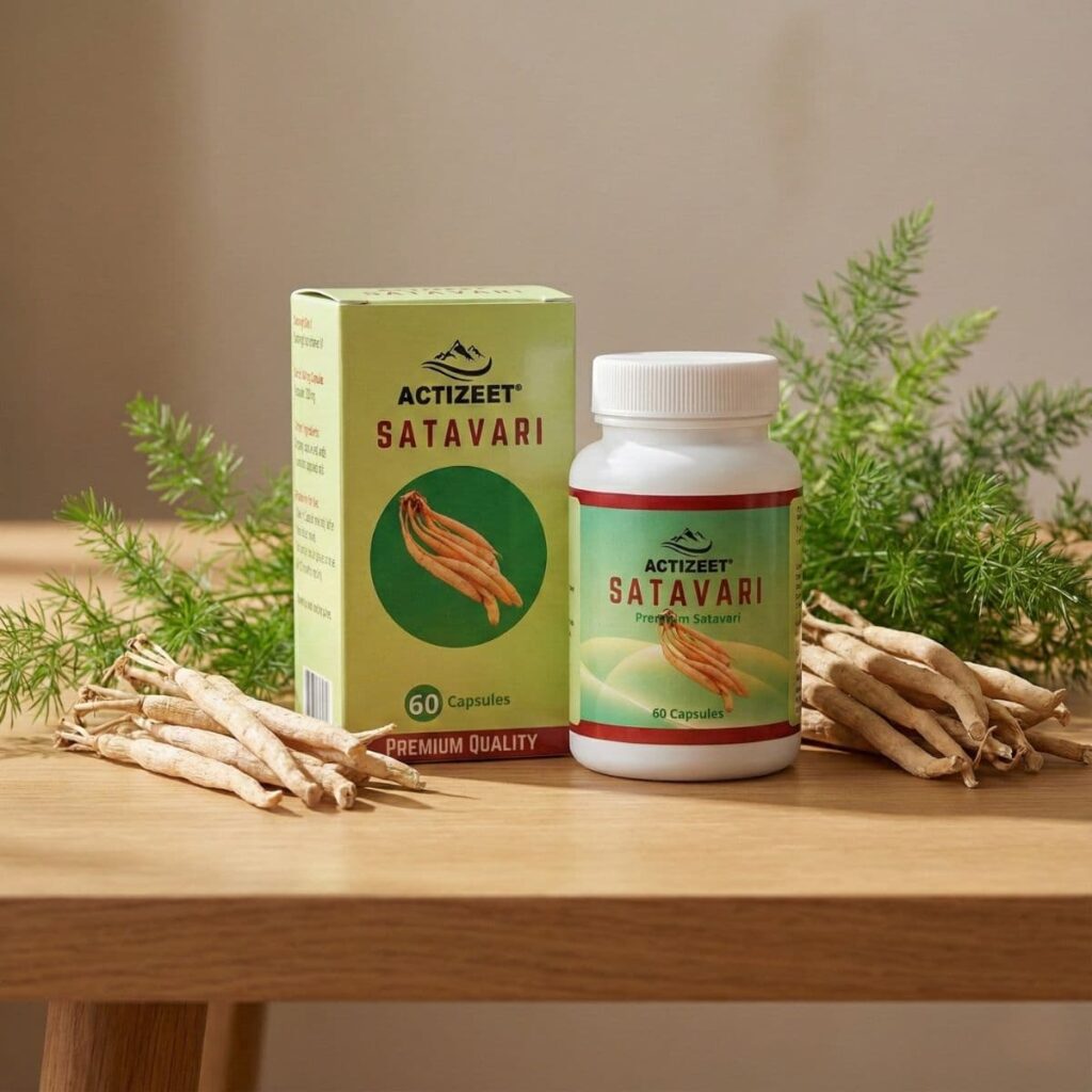 ACTIZEET Pure Shatavari Extract Capsules High Potency