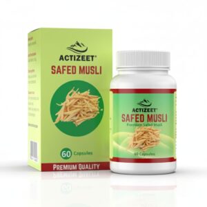Safed Musli Capsules Pure Ayurvedic Supplement