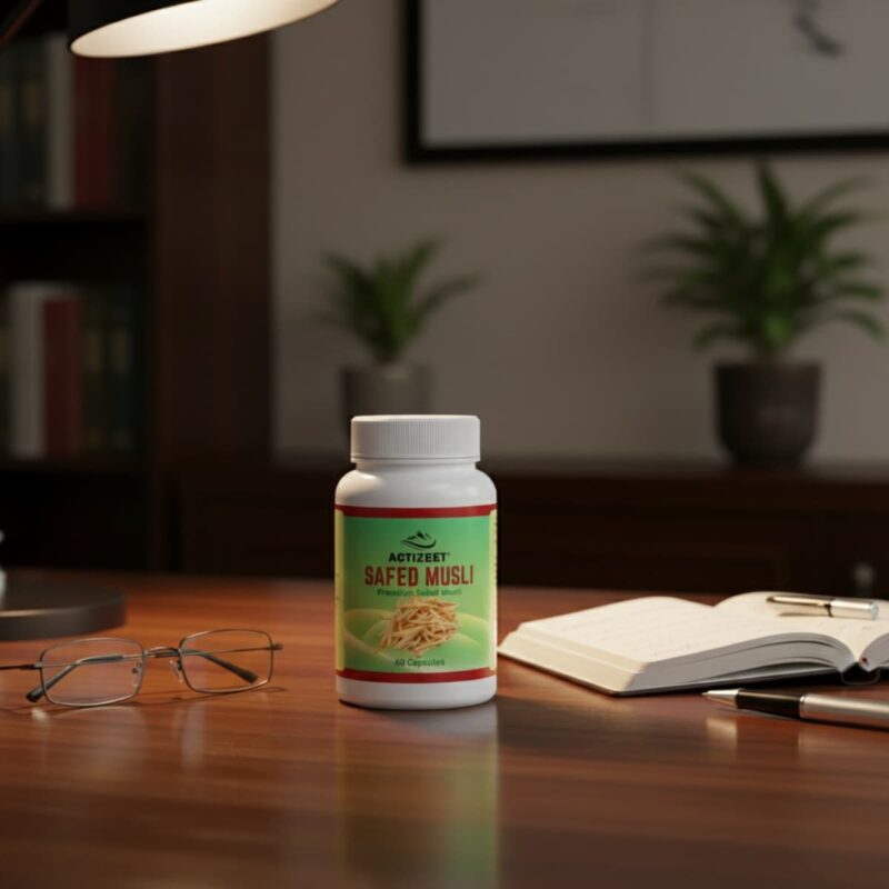 ACTIZEET Safed Musli Capsules for Hormonal Balance