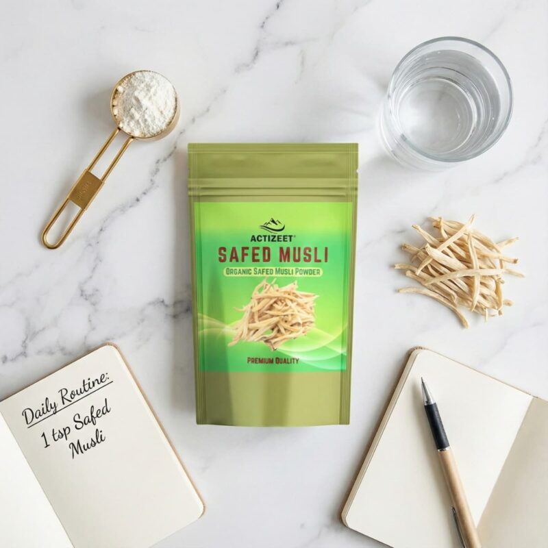 ACTIZEET Safed Musli Powder for Enhanced Performance