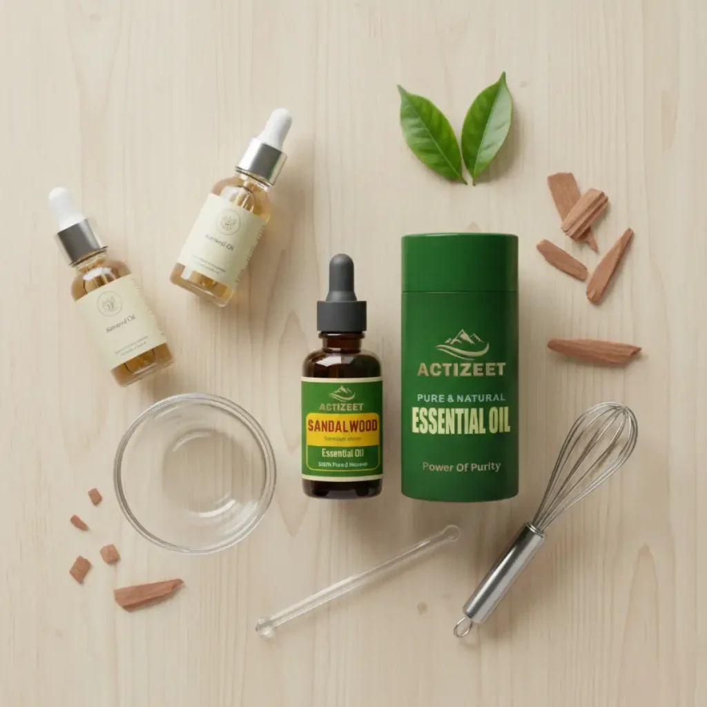ACTIZEET Sandalwood Essential Oil for Diffuser and Home Aroma