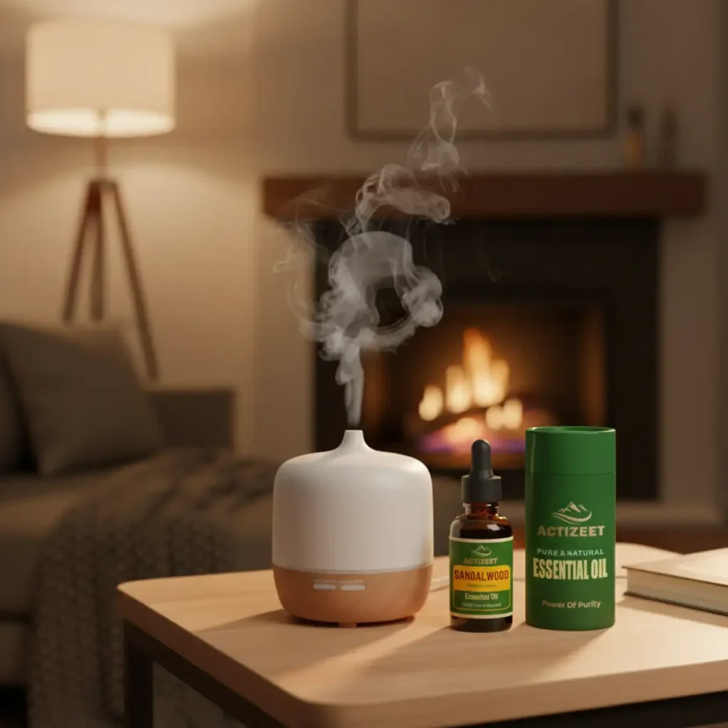 ACTIZEET Sandalwood Essential Oil for Meditation