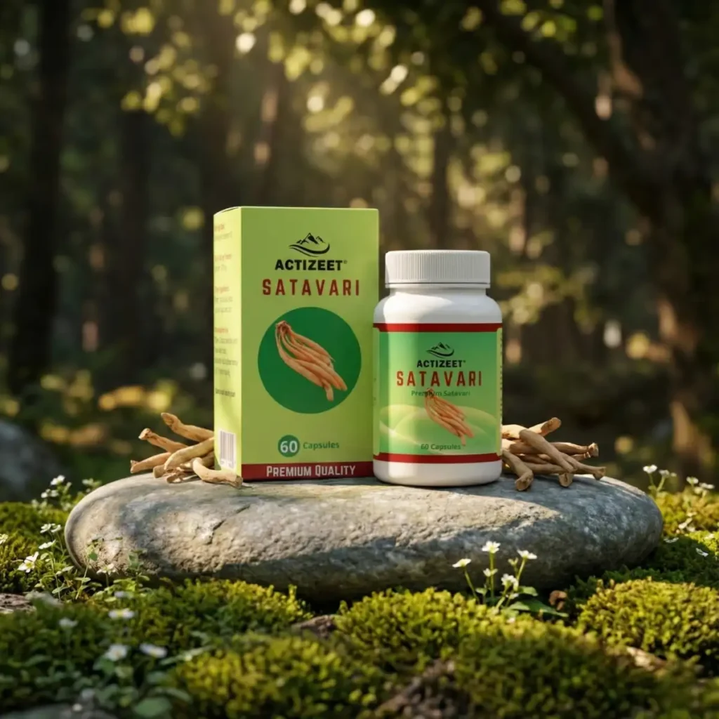 ACTIZEET Shatavari Capsules for Menstrual Cycle Support