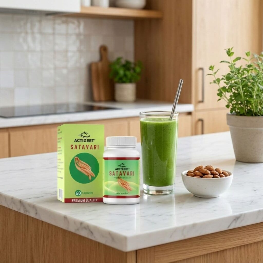 ACTIZEET Shatavari Supplement Capsules for Vitality