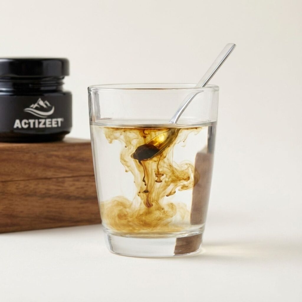 Dissolving Shilajit Resin in Water