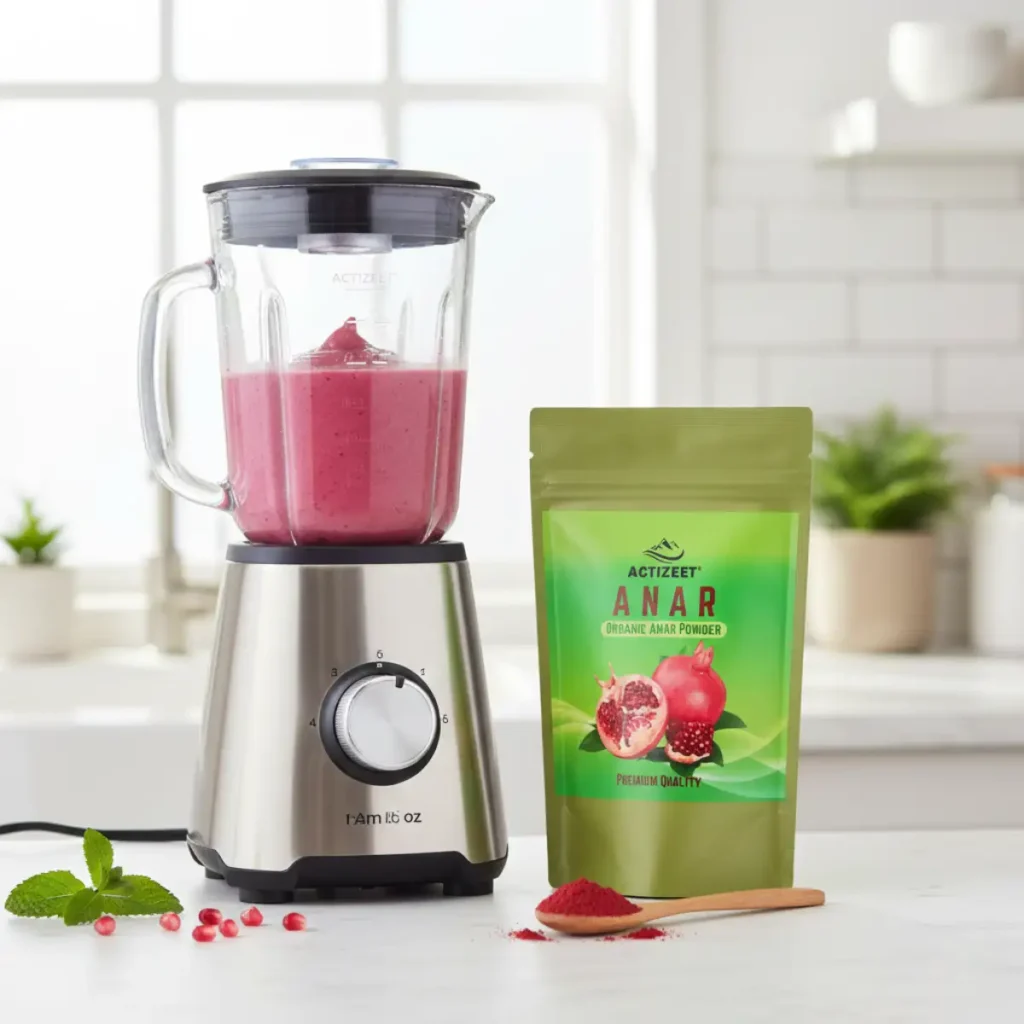 Healthy Smoothie with Anar Powder