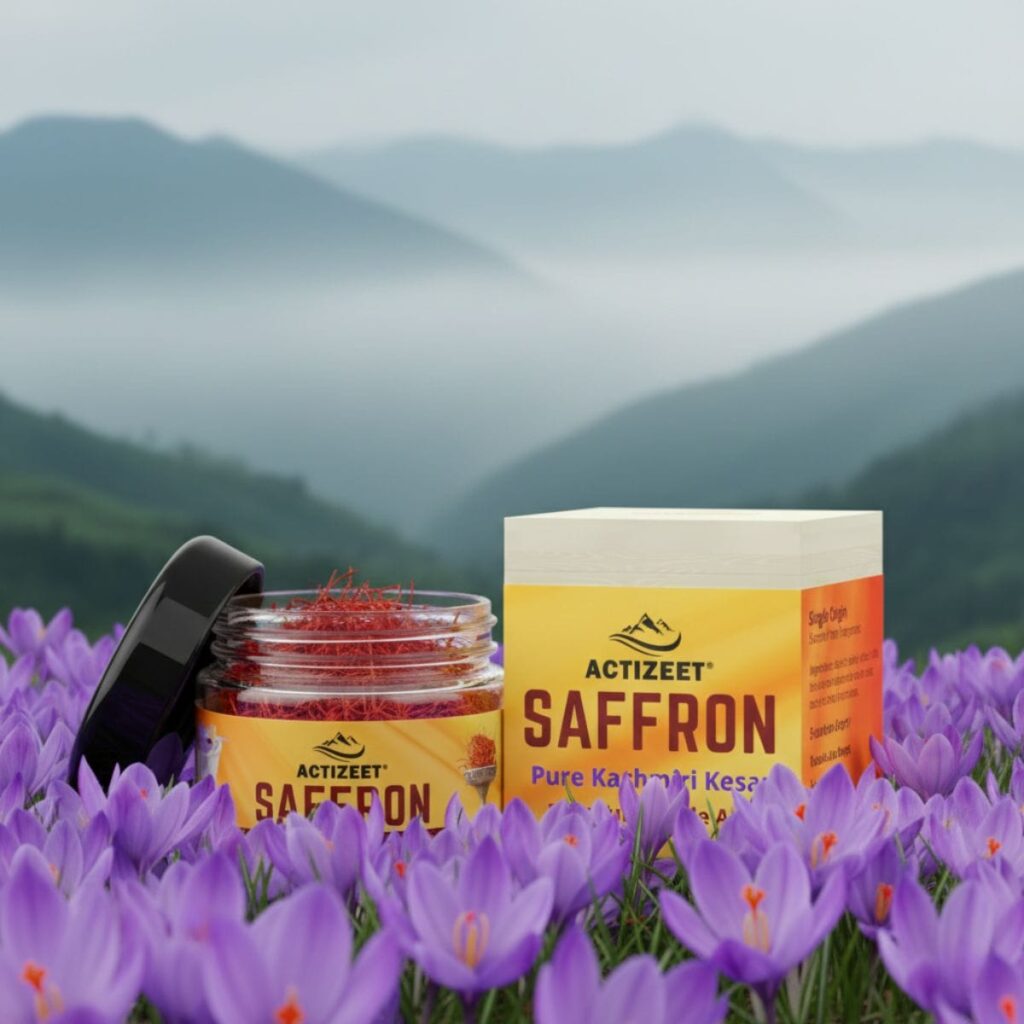 Pure Kashmiri Kesar Luxury Saffron Packaging