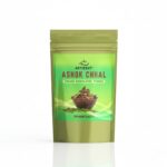 Pure ACTIZEET Ashok Chhal (Saraca Asoca) powder pouch on reflective white surface.