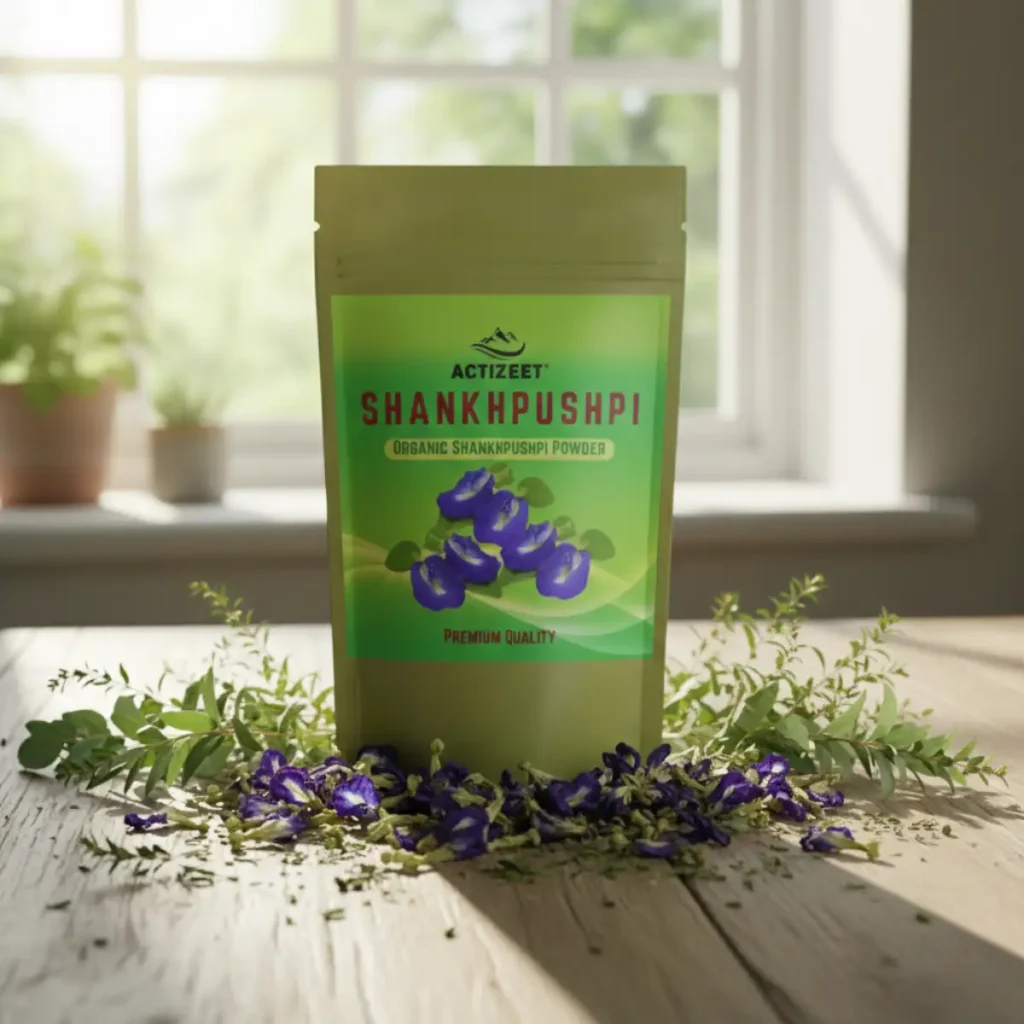 actizeet shankhpushpi ingredients blue flowers