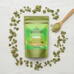 brahmi-powder-flatlay-herbs-spoon