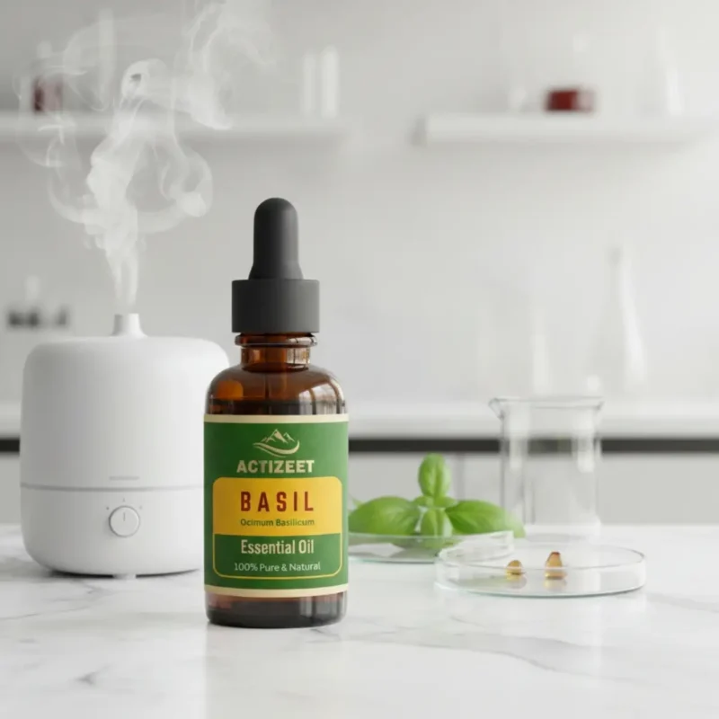 ACTIZEET Basil Essential Oil 100% Pure and Natural