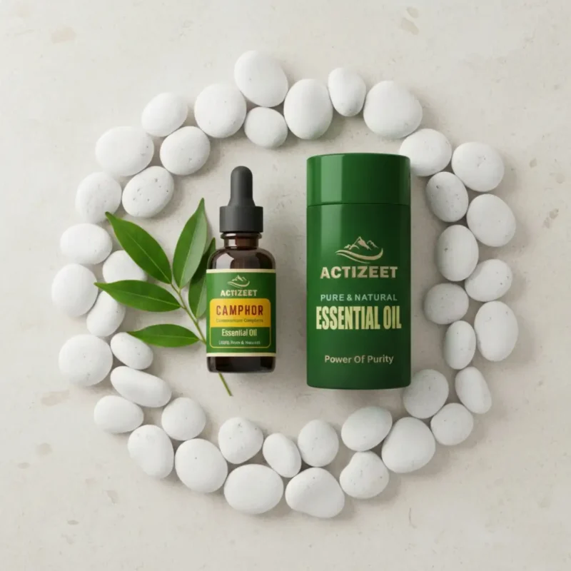 ACTIZEET Camphor Essential Oil for Cold and Congestion