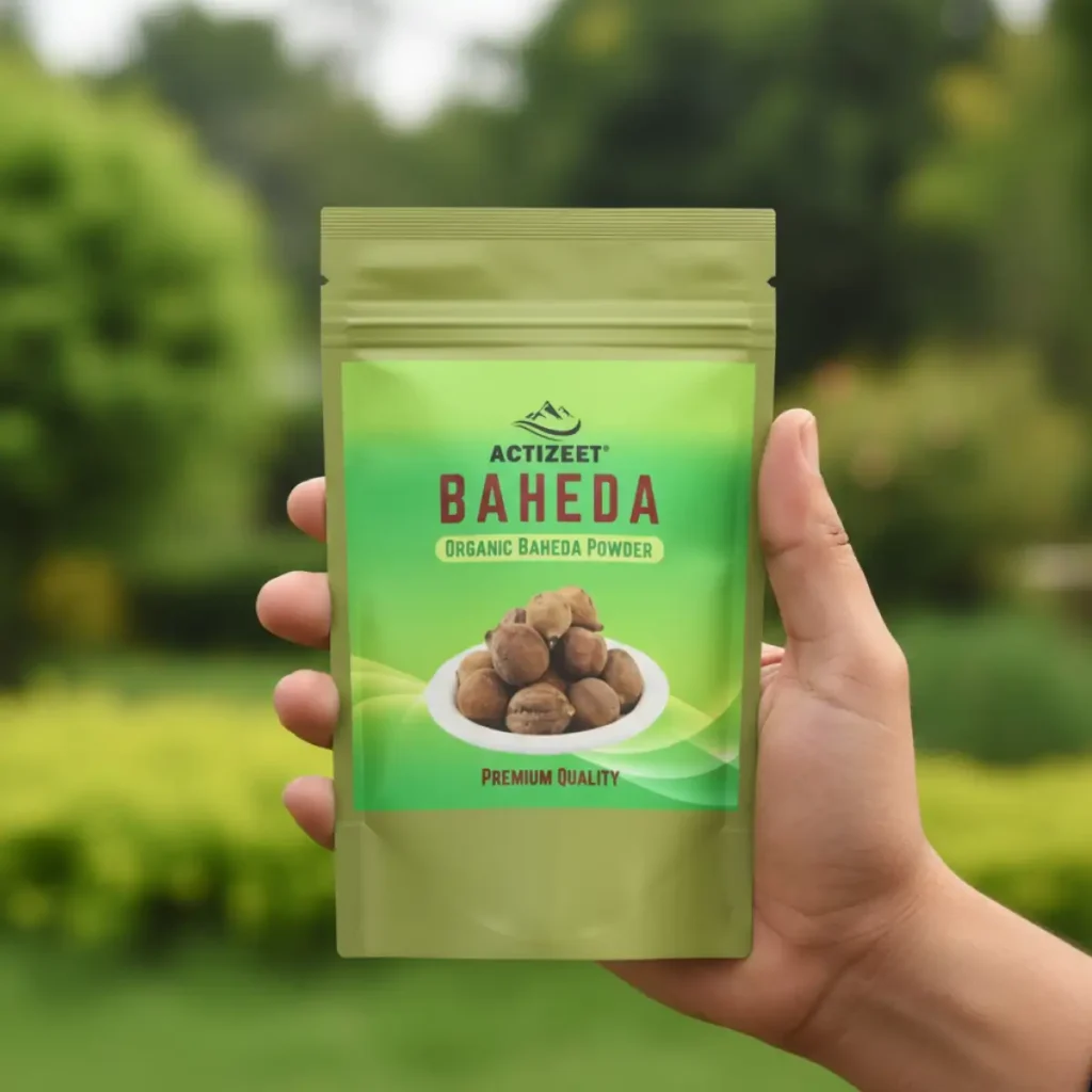 Baheda powder in hand