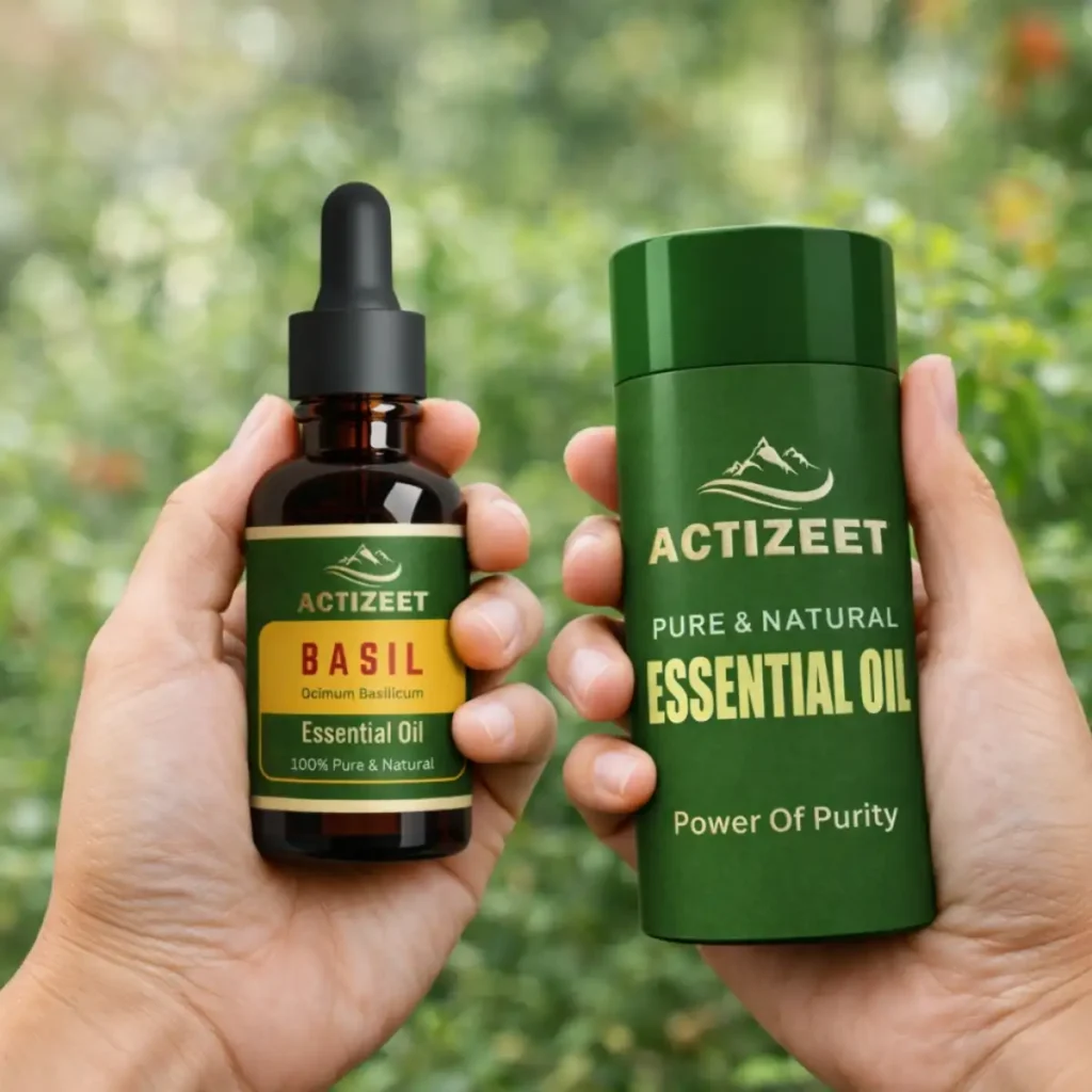 Pure Basil Essential Oil for Diffusers ACTIZEET