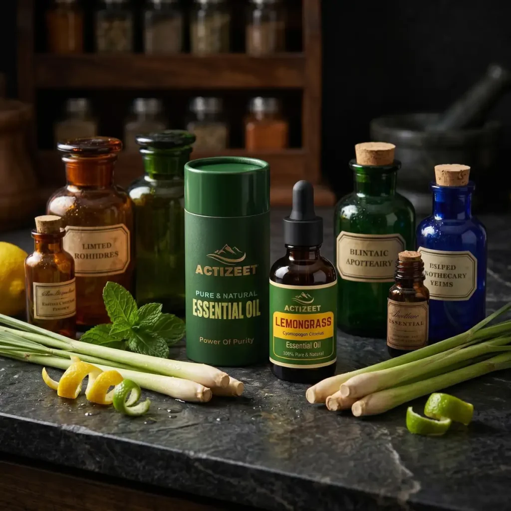 100 percent pure natural lemongrass oil droplet premium grade