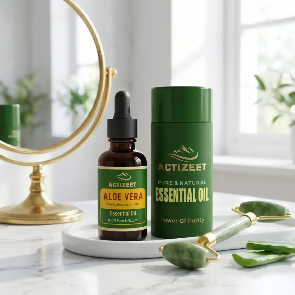 ACTIZEET Aloe Vera Oil - Power of Purity Guarantee