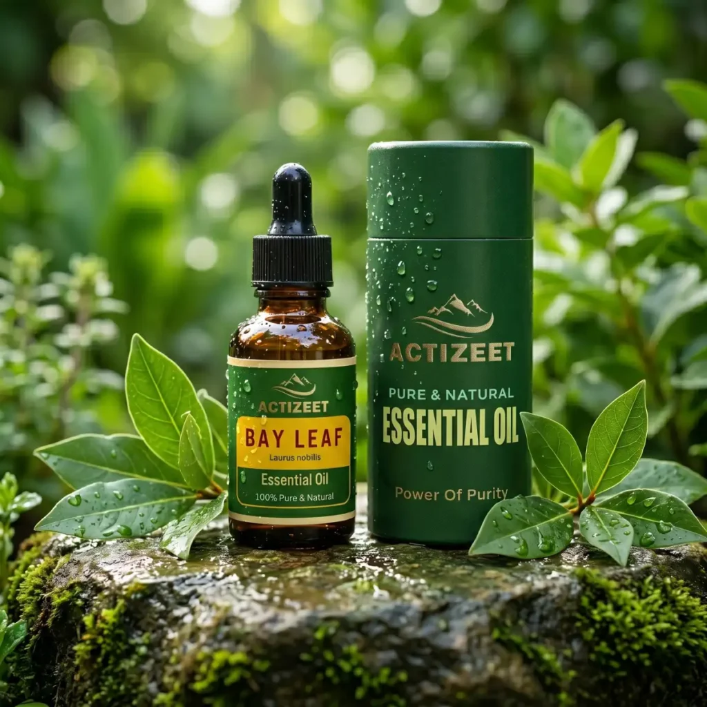 ACTIZEET Bay Leaf Oil Premium Packaging Cylinder Box