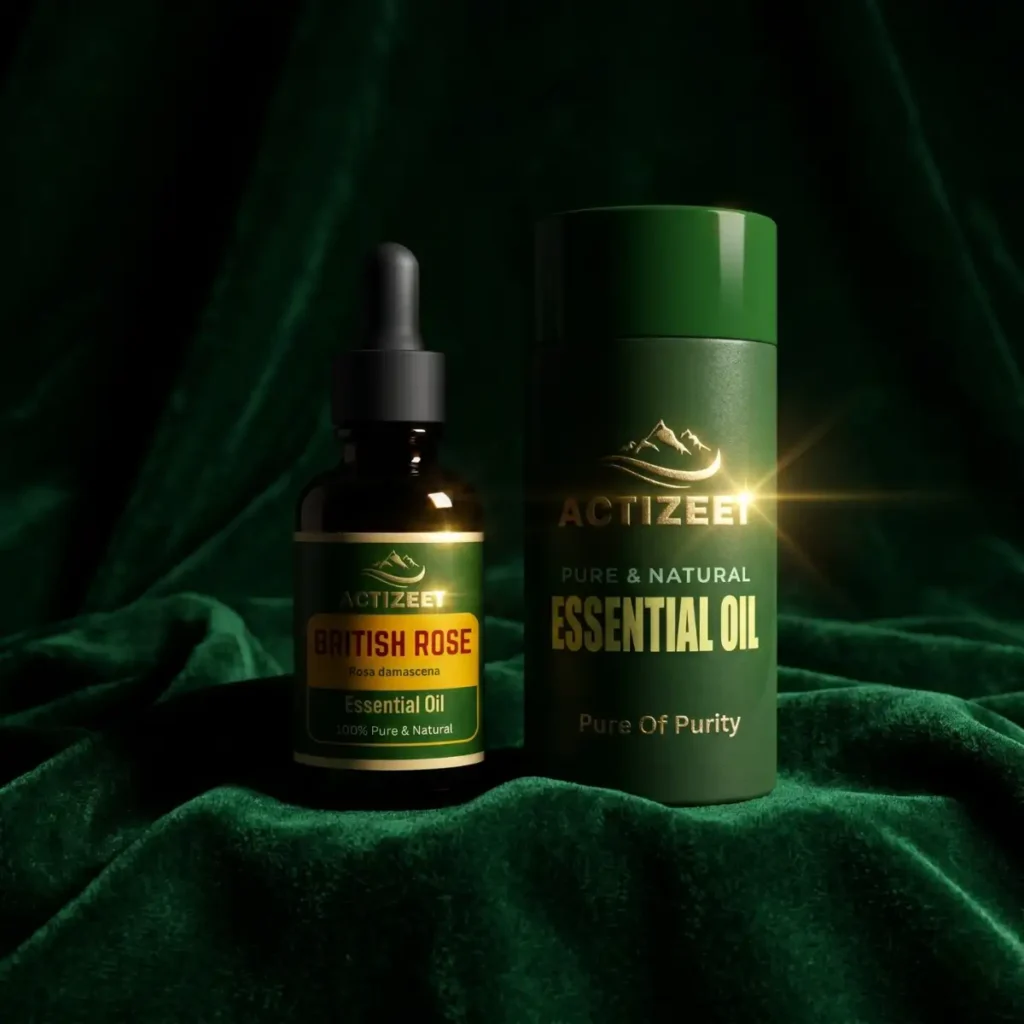 ACTIZEET British Rose Oil with Natural Extracts
