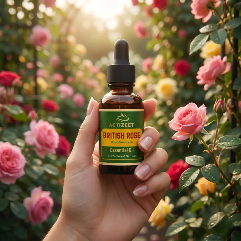 ACTIZEET Essential Oil British Rose for Wellness