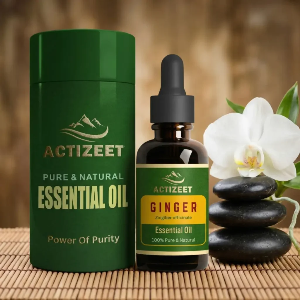 ACTIZEET Ginger Oil for Body Massage Therapy
