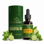ACTIZEET Lime Essential Oil with Premium Cylinder Gift Box Packaging