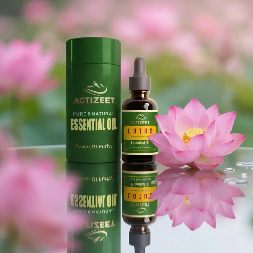 ACTIZEET Lotus Oil High Quality Visual Branding