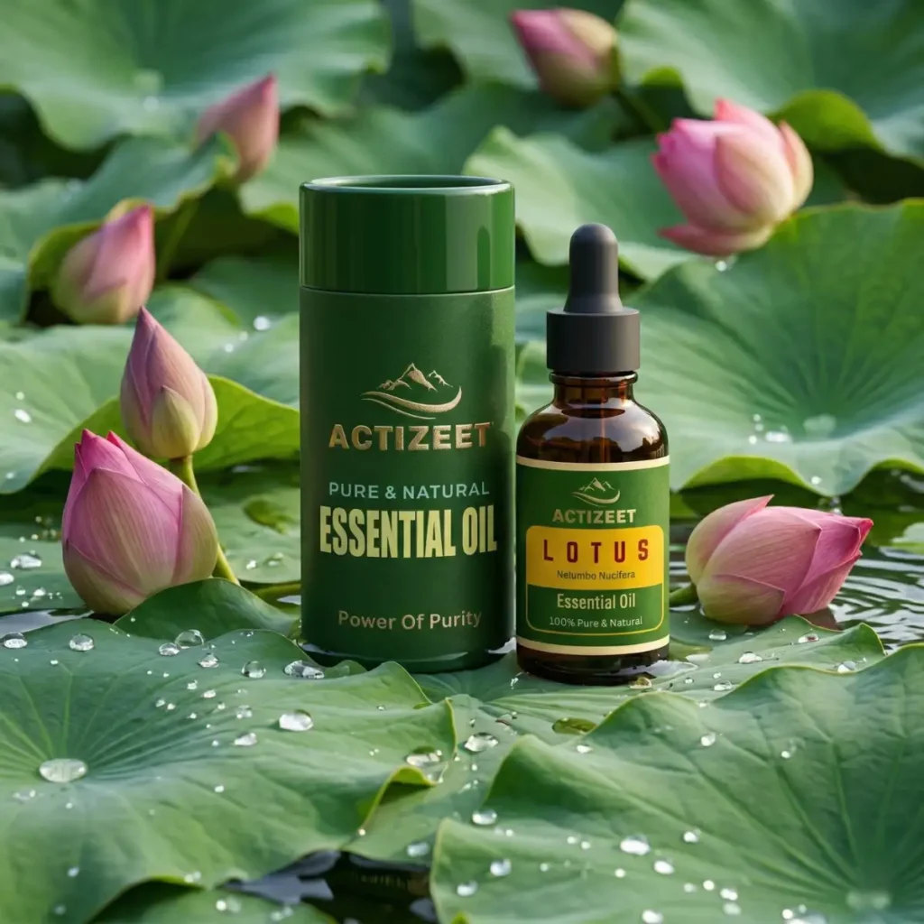 ACTIZEET Lotus Oil Rain Glass Photography Aesthetic