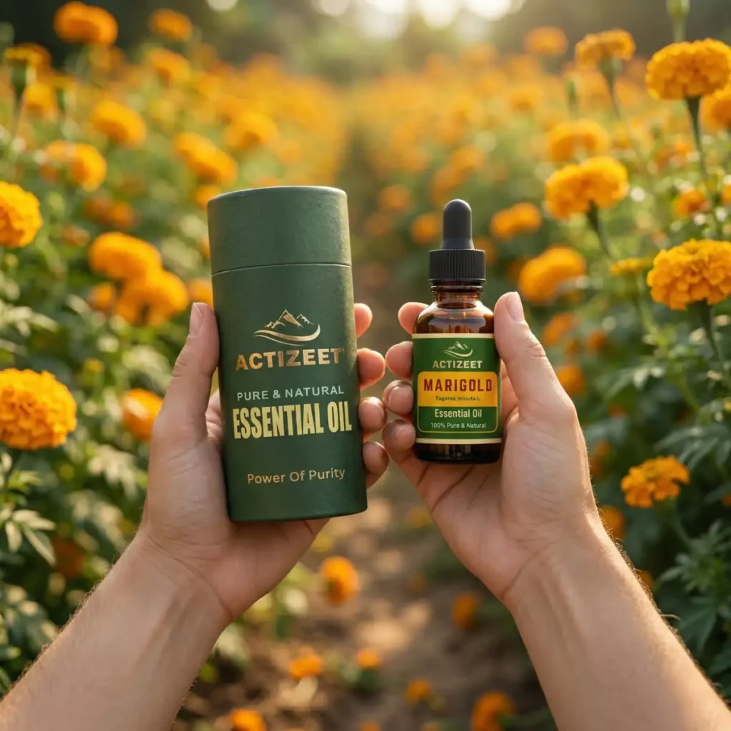 ACTIZEET Marigold Essential Oil for Wellness Routine