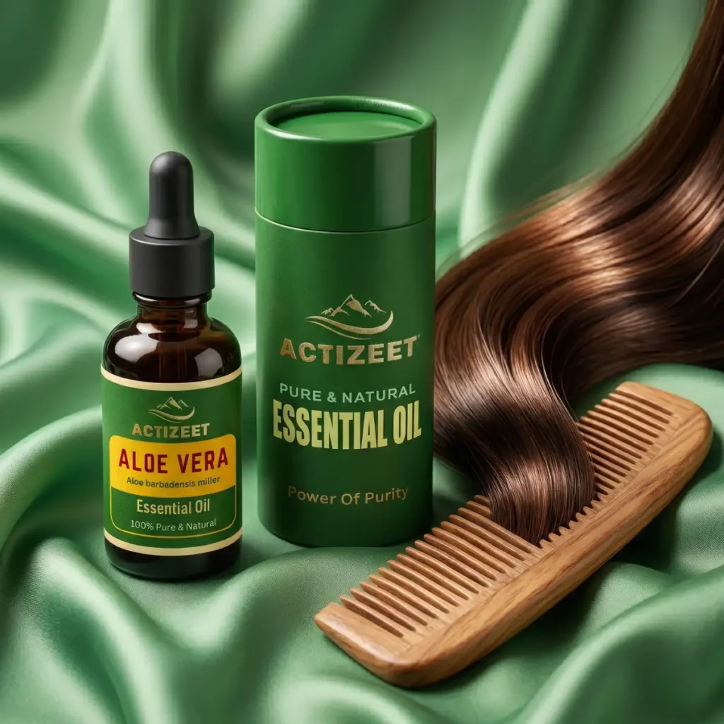 Aloe Vera Oil for Stronger Hair Roots and Reduced Fall