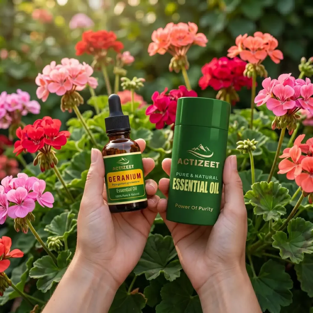 Best Essential Oil for Healthy Skin ACTIZEET Geranium