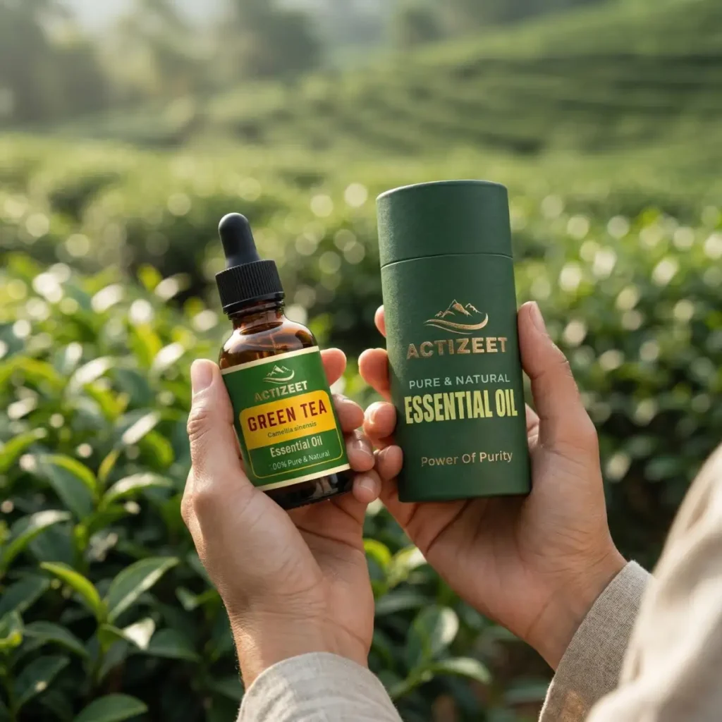 Buy Pure Green Tea Essential Oil for Skin Care India