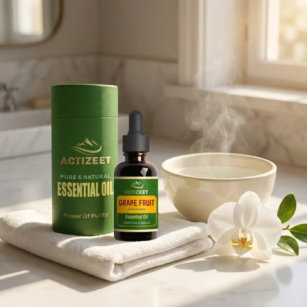 Calming ACTIZEET Grapefruit Oil for Bath and Body