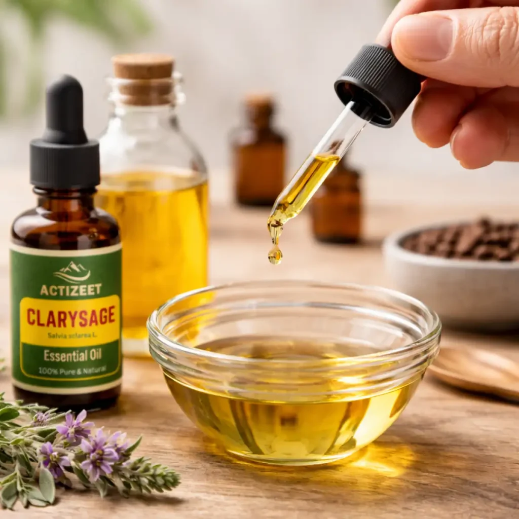 Clary Sage Essential Oil for Skin Rejuvenation