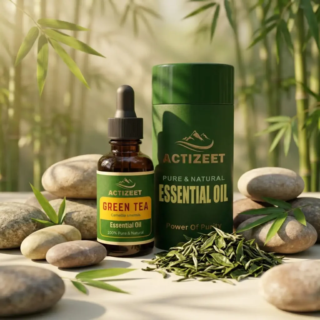 Green Tea Oil for Hair Growth and Scalp Care