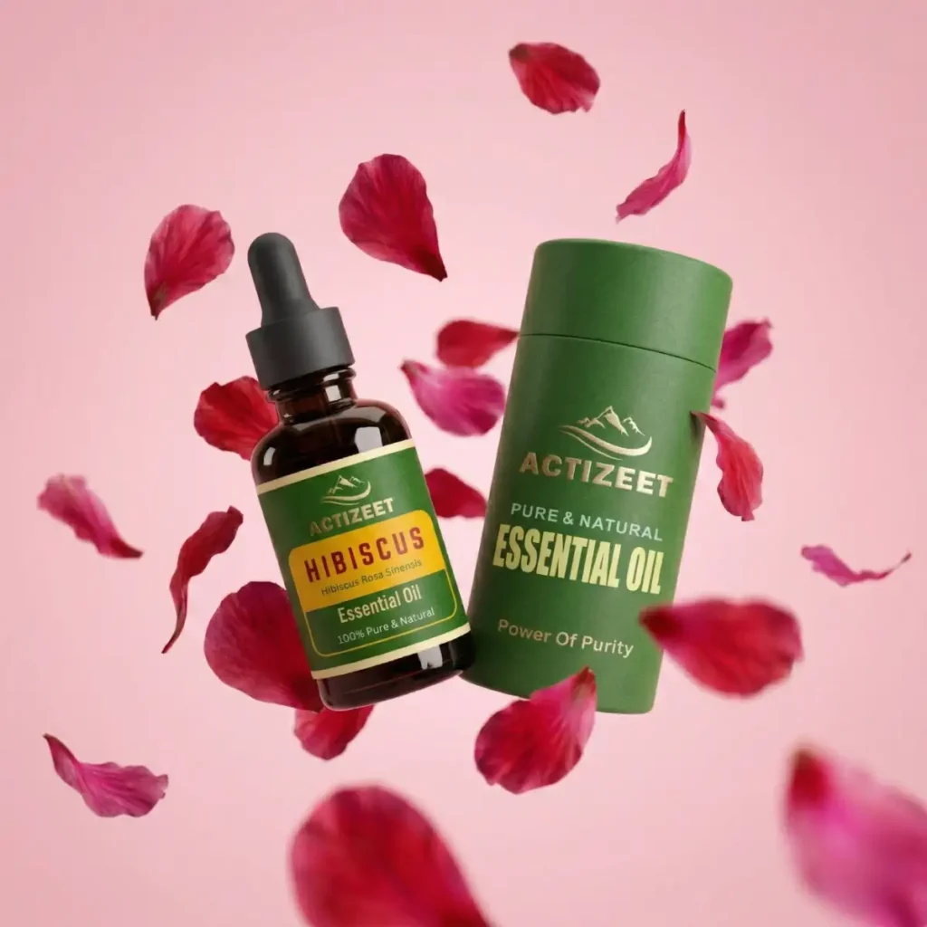 Hibiscus Essential Oil for Hair Thickening ACTIZEET Premium