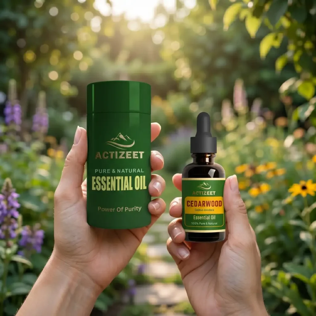 Organic Cedarwood Essential Oil for Calming Anxiety
