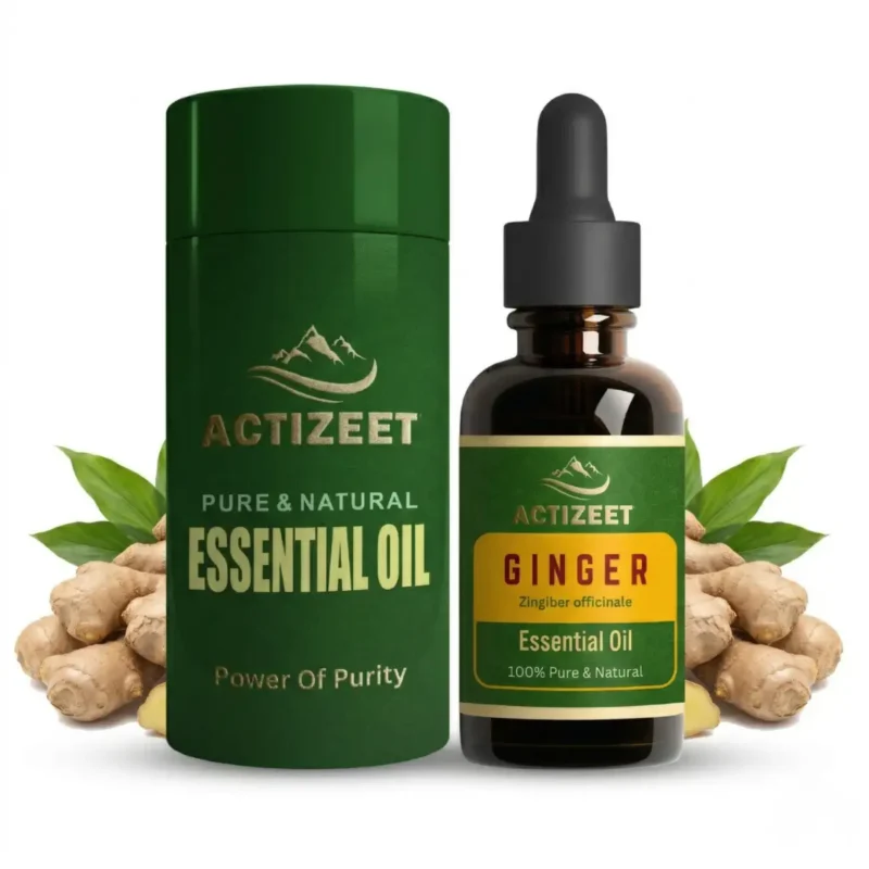 Premium Ginger Essential Oil ACTIZEET for Aromatherapy Use