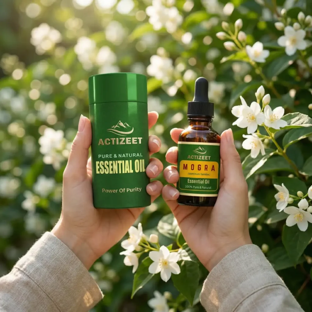 Premium Mogra Essential Oil for Wellness Routine
