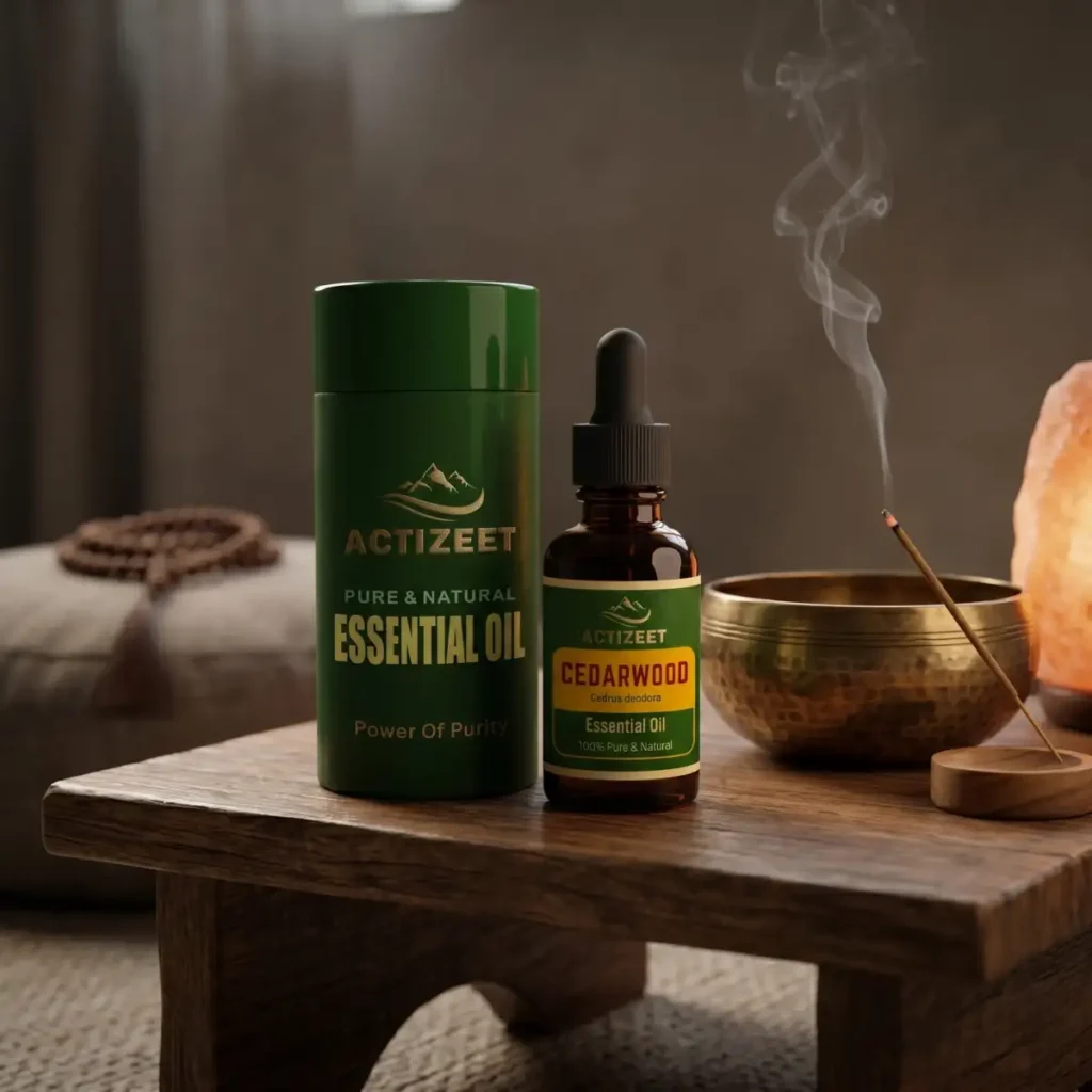 Pure Cedarwood Oil for Diffuser and Sleep Relaxation