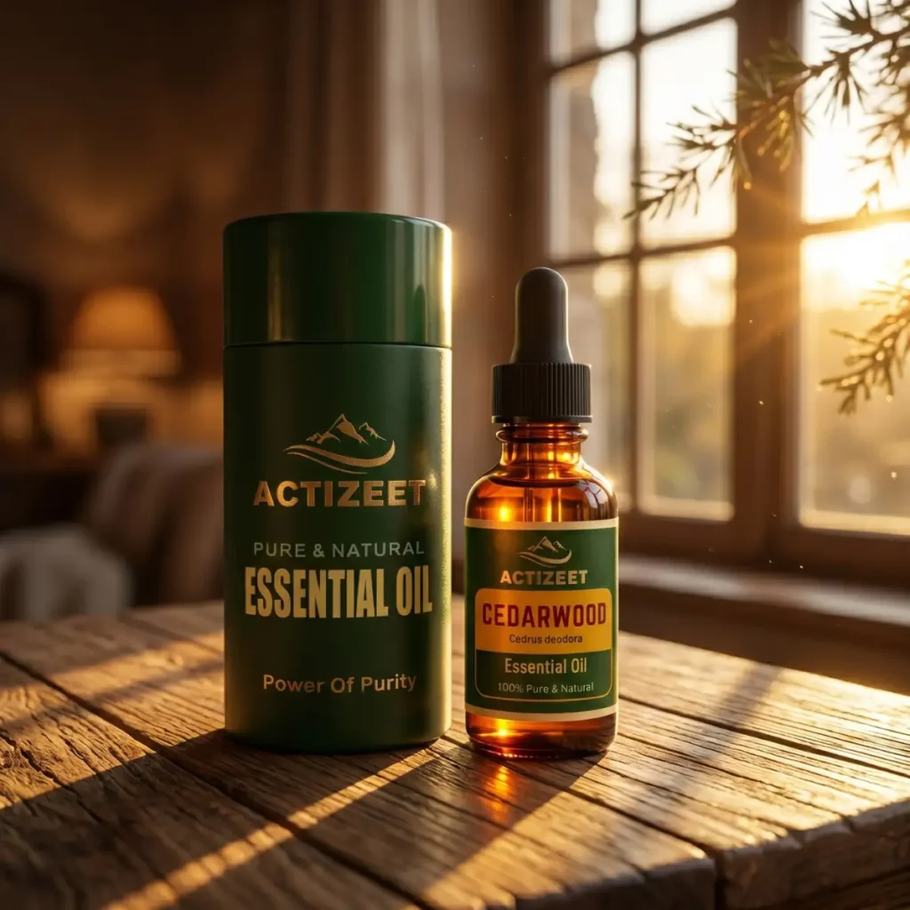 Therapeutic Cedarwood Oil for Scalp Massage and Dandruff