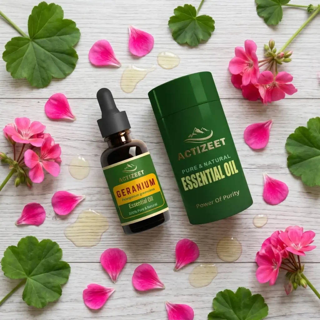 Therapeutic Grade Geranium Essential Oil