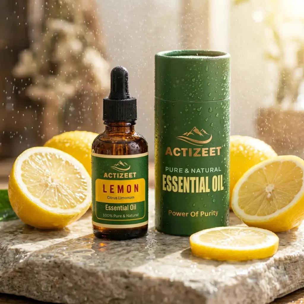 Therapeutic Grade Lemon Essential Oil ACTIZEET Box