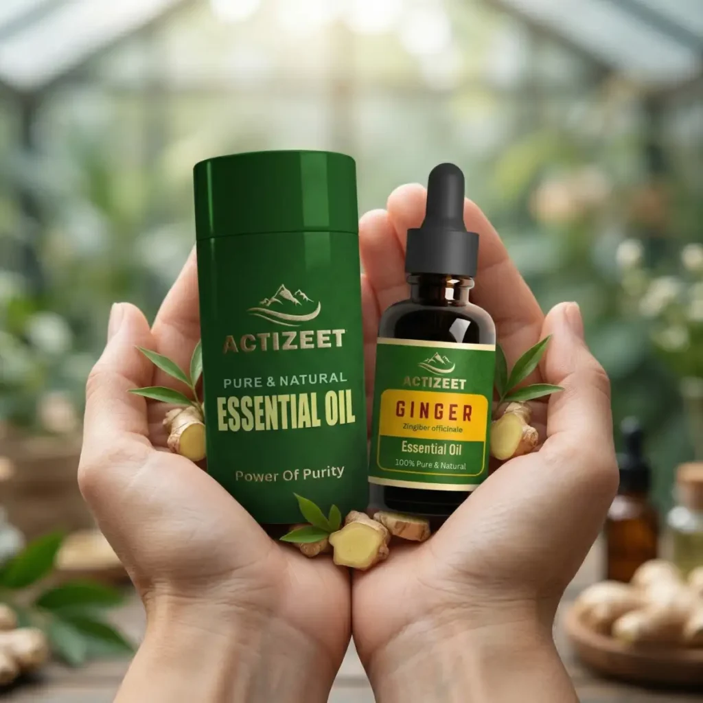 Trusted Herbal Brand ACTIZEET Ginger Essential Oil India