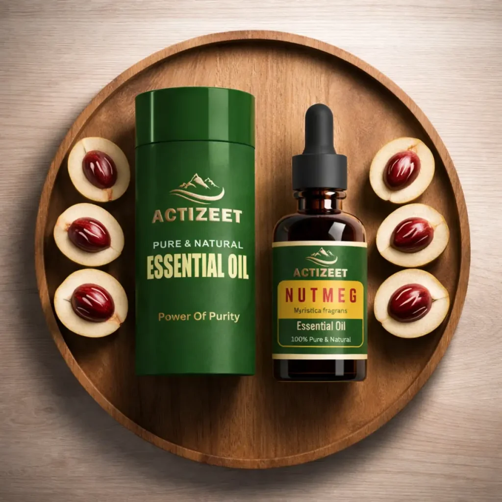 ACTIZEET Nutmeg Essential Oil for Relaxation and Stress Relief