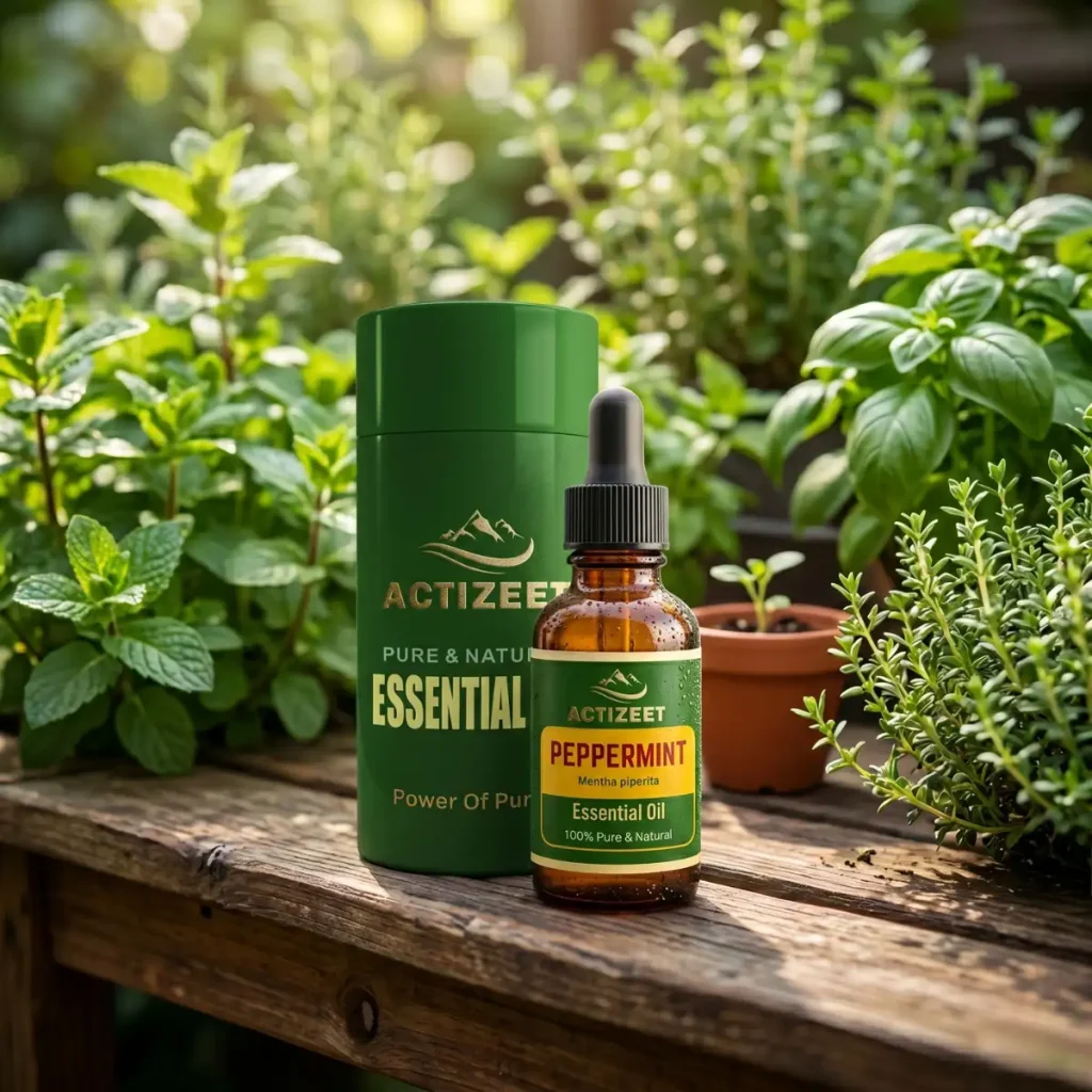 ACTIZEET Peppermint Essential Oil with Natural Extracts