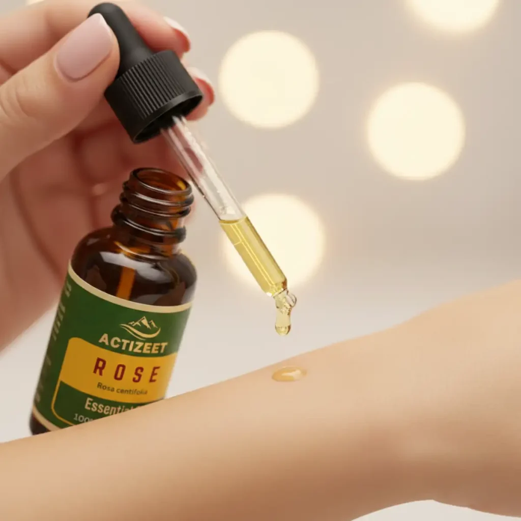 ACTIZEET Pure Rose Essential Oil Therapeutic Grade