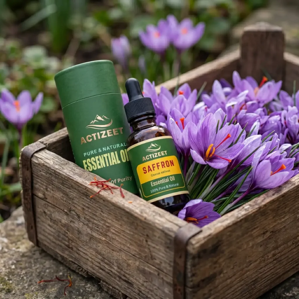 ACTIZEET Saffron Essential Oil for Radiant Skin Buy Now
