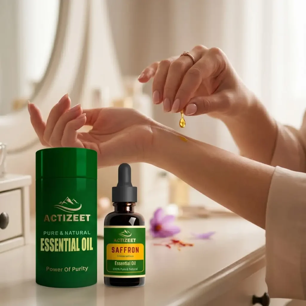 ACTIZEET Saffron Oil for Skin Brightening Hydration