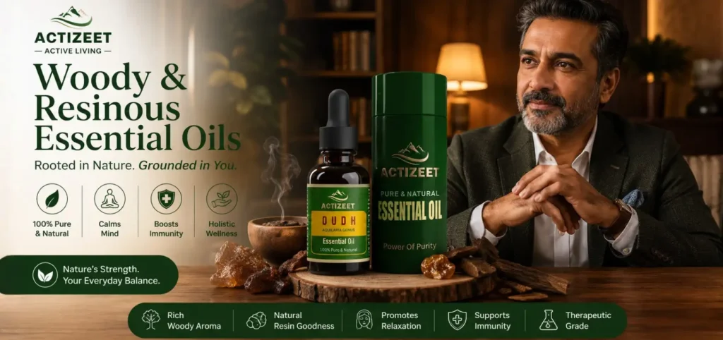 ACTIZEET Woody Resinous Essential Oils